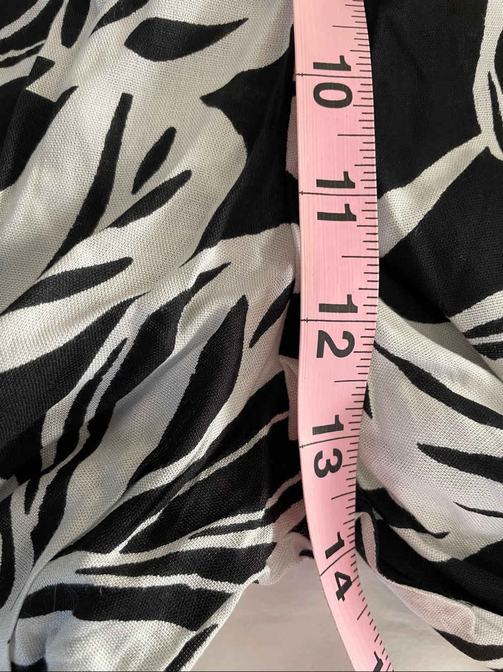 True Destinations High Rise Pull On Palazzo Pants Wide Leg Black/White NWT! - Picture 7 of 10